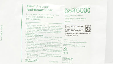 Bard 0046000 PreVent Anti-Reflux Filter (x)
